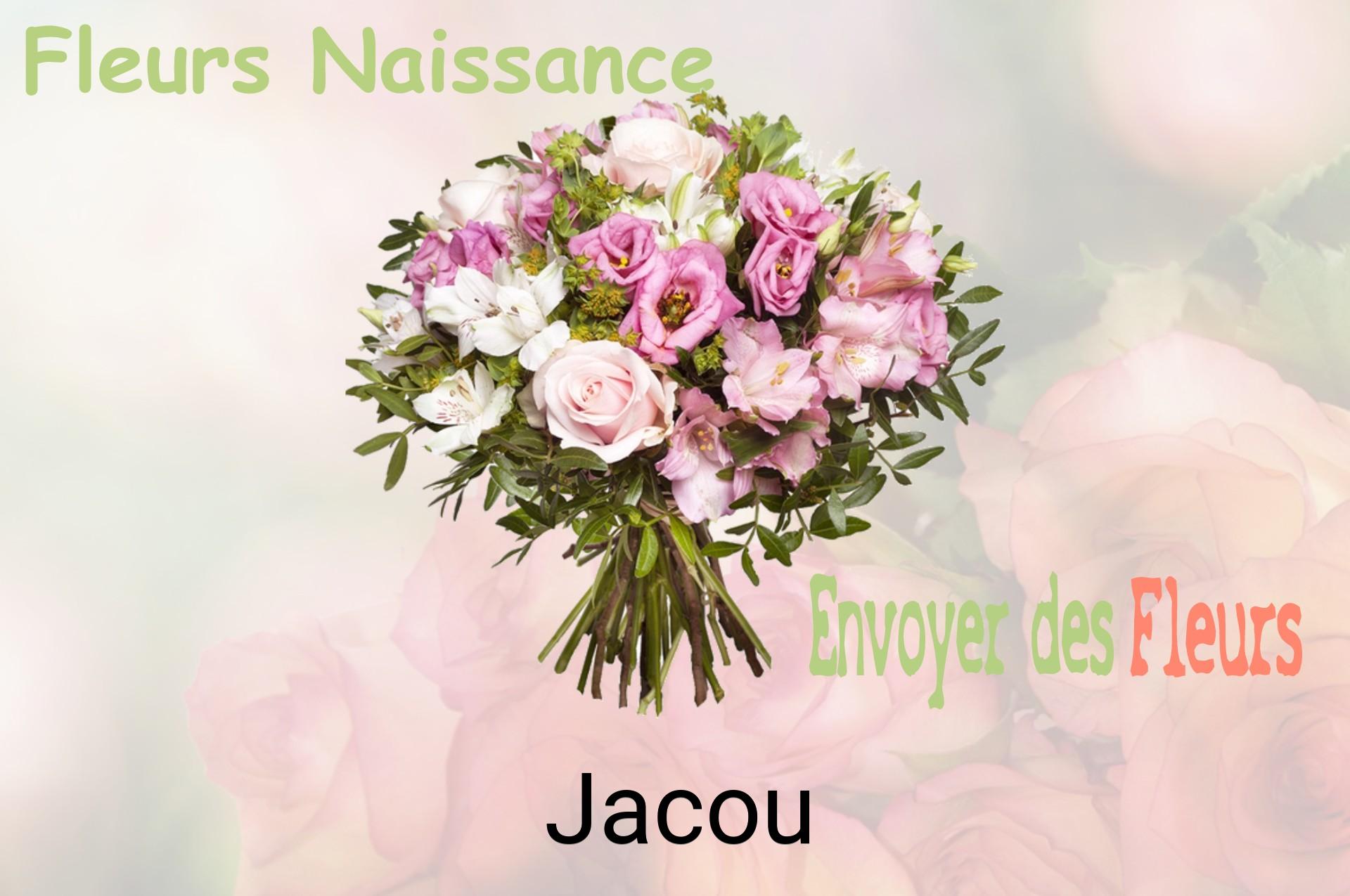 Bouquet de fleurs de naissance livré à Jacou